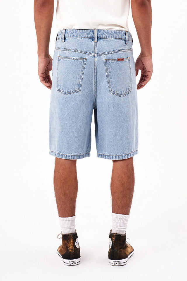 ROLLAS - Big Boss Short Prowler - Bleached Vintage Blue-Shorts-Rolla's-30-UPTOWN LOCAL