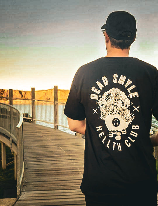 Hellth Club Tee - Black-T-Shirts-Dead Smyle-XS-UPTOWN LOCAL