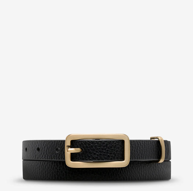 STATUS ANXIETY - Muse Belt - Black / Gold-Belts-Status Anxiety-S/M-UPTOWN LOCAL