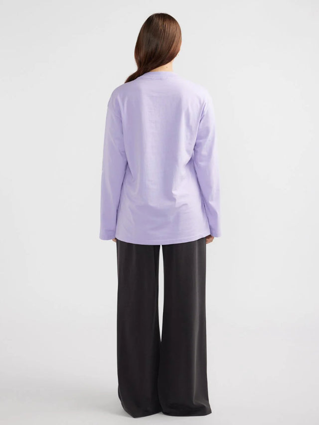 ENA PELLY - Flame Jersey Long Sleeve Top - Pink-Shirts-ENA PELLY-6-UPTOWN LOCAL