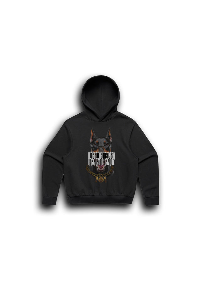 DEAD SMYLE - Doberman Hood - Nero-Sweaters-Dead Smyle-S-UPTOWN LOCAL