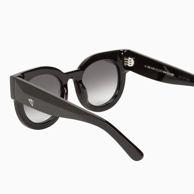 VALLEY - A Dead Coffin Club - Matte to Gloss Black / Black Gradient Polarised Lens-Sunglasses-Valley-UPTOWN LOCAL