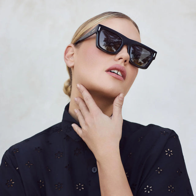 VALLEY - Alta II - Gloss Black / Black Polarised Lens-Sunglasses-Valley-UPTOWN LOCAL