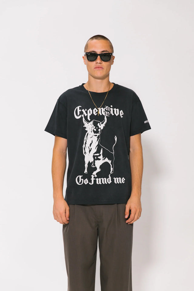 Something Very Special - Taurus Boxy Tee - Black-T-Shirts-Something Very Special-S-UPTOWN LOCAL