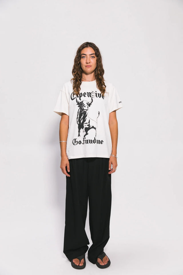 Something Very Special - Taurus Boxy Tee - White-T-Shirts-Something Very Special-S-UPTOWN LOCAL