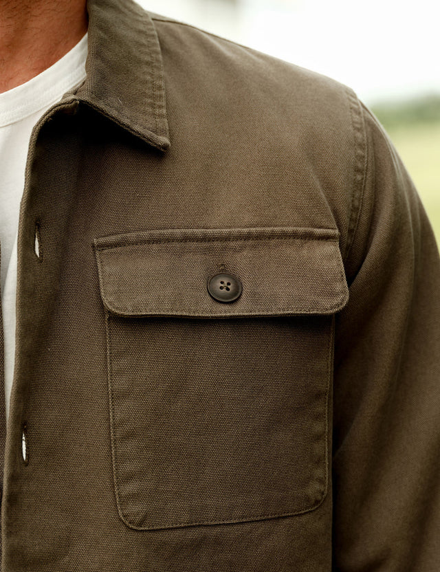 MR SIMPLE - Stockyard Sherpa Jacket - Fatigue-Jackets-Mr. Simple-S-UPTOWN LOCAL