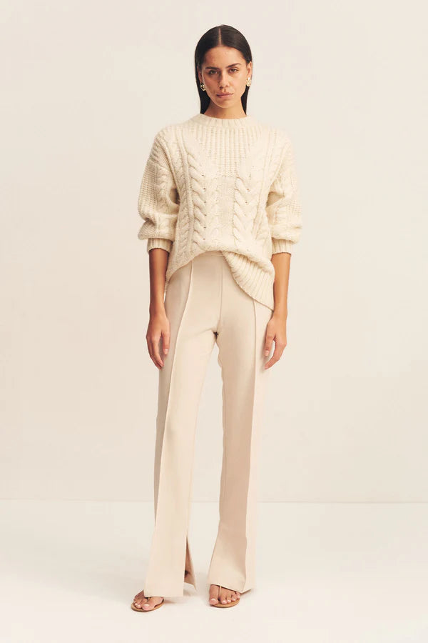 SHONA JOY - Bond Cable Sweater - Vanilla-Sweaters-Shona Joy-XS-UPTOWN LOCAL