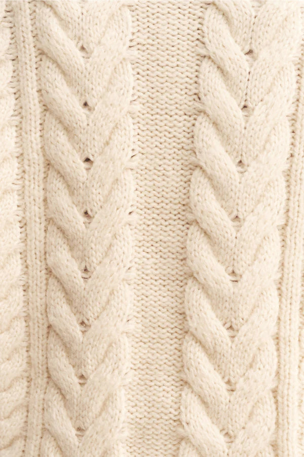 SHONA JOY - Bond Cable Sweater - Vanilla-Sweaters-Shona Joy-XS-UPTOWN LOCAL