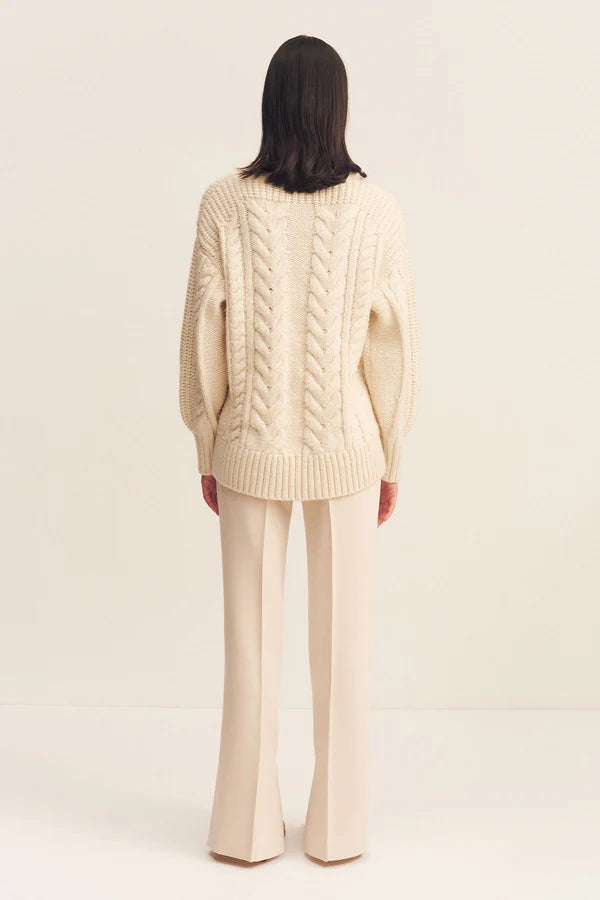 SHONA JOY - Bond Cable Sweater - Vanilla-Sweaters-Shona Joy-XS-UPTOWN LOCAL