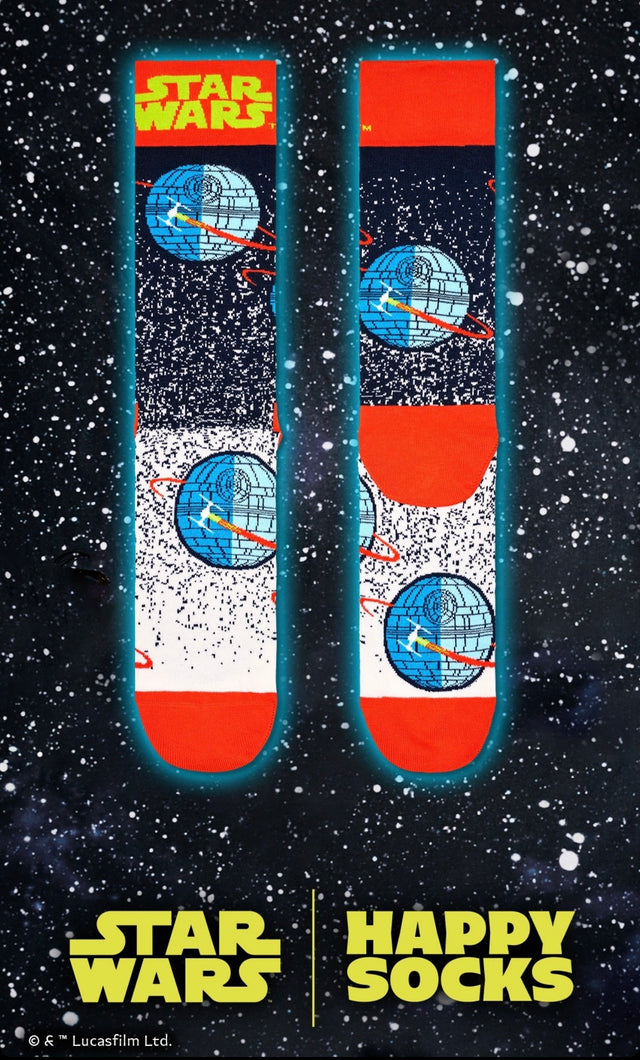 Star Wars Death Star Sock - 41-46-Socks-Happy Socks-UPTOWN LOCAL