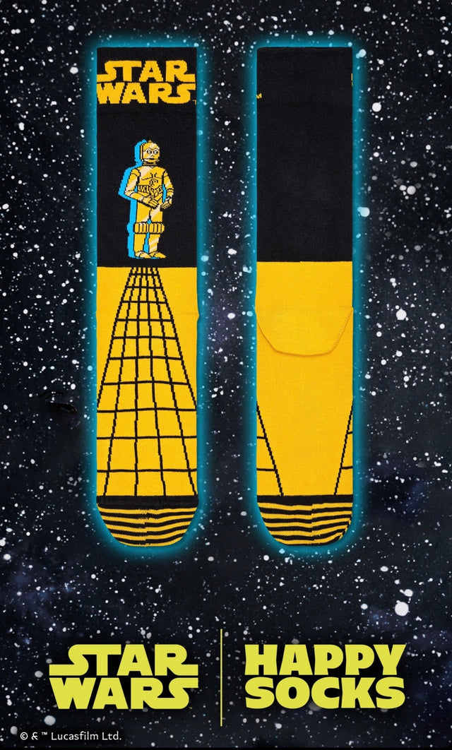 Star Wars C-3po Socks - 41-46-Socks-Happy Socks-UPTOWN LOCAL