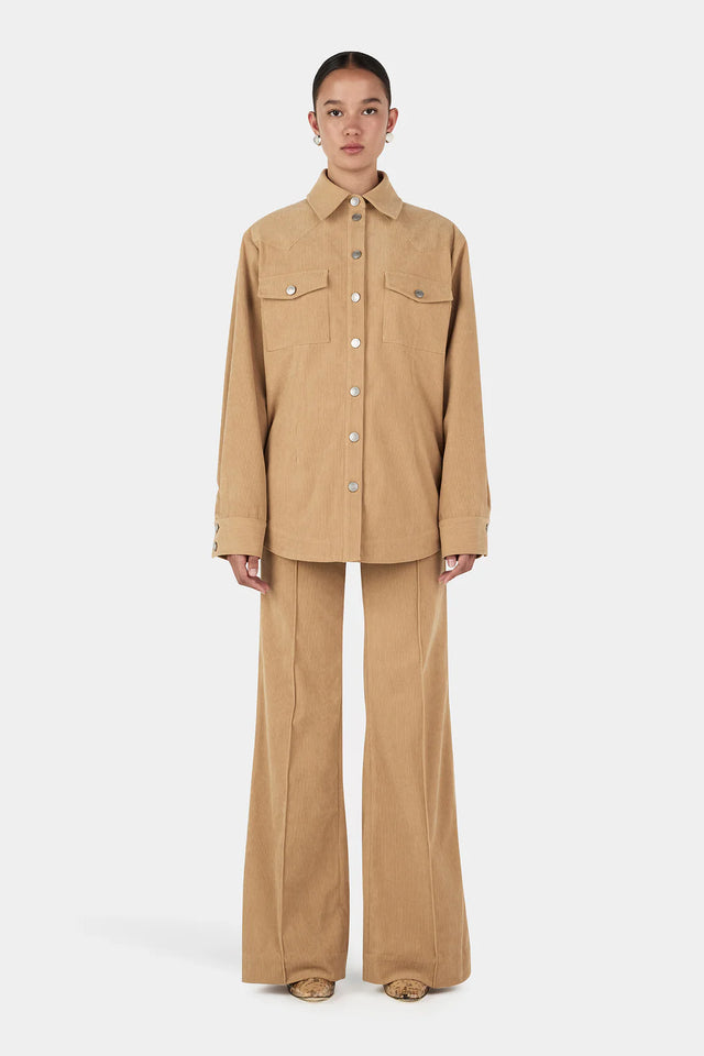 HANSEN & GRETEL - Cooper Corduroy Pant - Taupe-Pants-Hansen and Gretel-XS-UPTOWN LOCAL