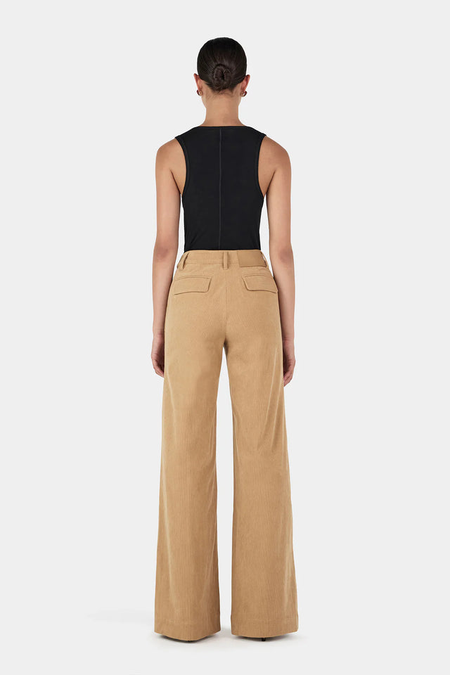 HANSEN & GRETEL - Cooper Corduroy Pant - Taupe-Pants-Hansen and Gretel-XS-UPTOWN LOCAL