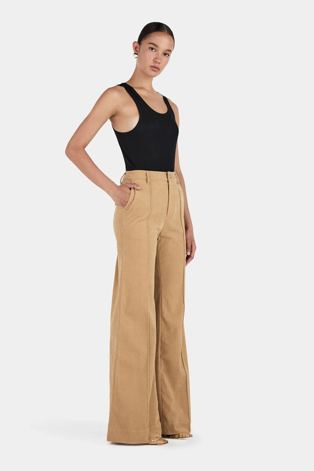 HANSEN & GRETEL - Cooper Corduroy Pant - Taupe-Pants-Hansen and Gretel-XS-UPTOWN LOCAL