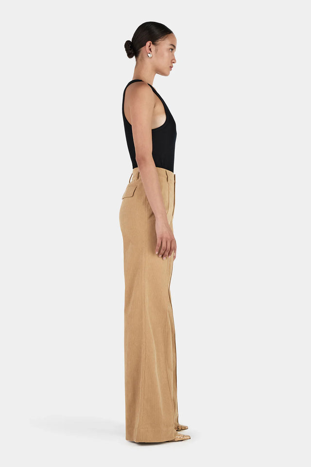 HANSEN & GRETEL - Cooper Corduroy Pant - Taupe-Pants-Hansen and Gretel-XS-UPTOWN LOCAL