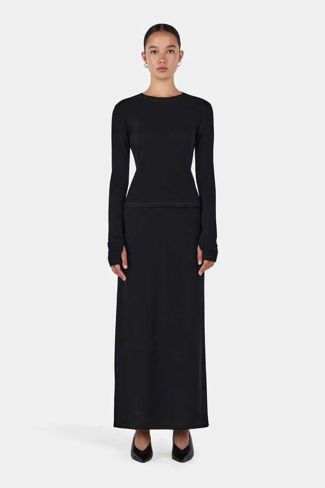 HANSEN & GRETEL - Lupe Wool Top - Black-Sweaters-Hansen and Gretel-XS-UPTOWN LOCAL