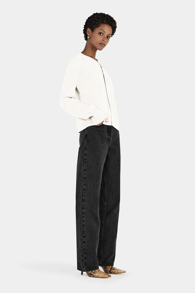 HANSEN & GRETEL - Dolly Cashmere Cardigan - Ivory-Sweaters-Hansen and Gretel-XS-UPTOWN LOCAL