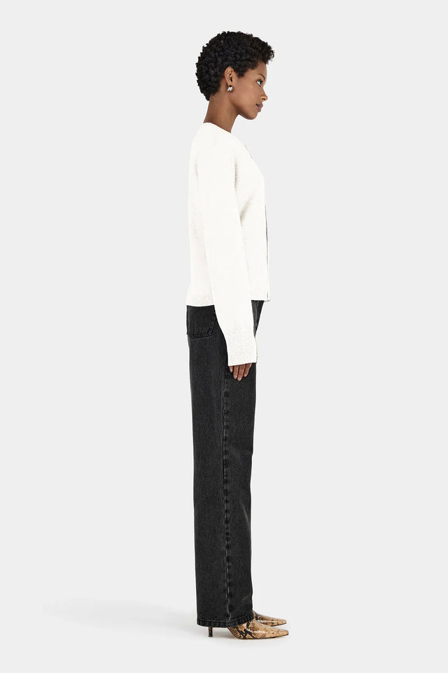 HANSEN & GRETEL - Dolly Cashmere Cardigan - Ivory-Sweaters-Hansen and Gretel-XS-UPTOWN LOCAL
