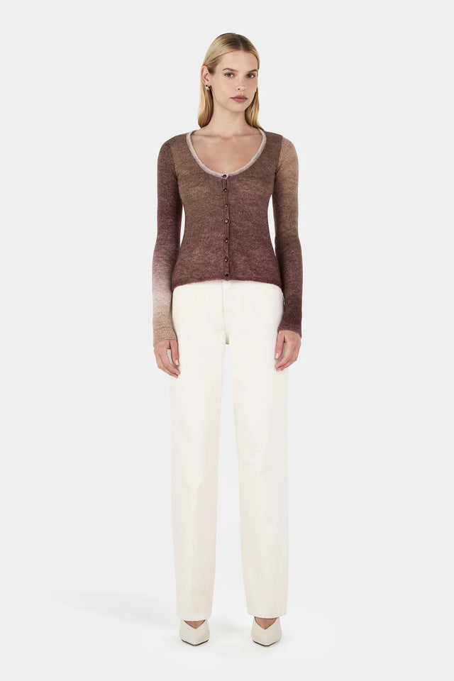 HANSEN & GRETEL - Sylvie Knit Top - Mocha Marle-Tops-Hansen and Gretel-XS-UPTOWN LOCAL