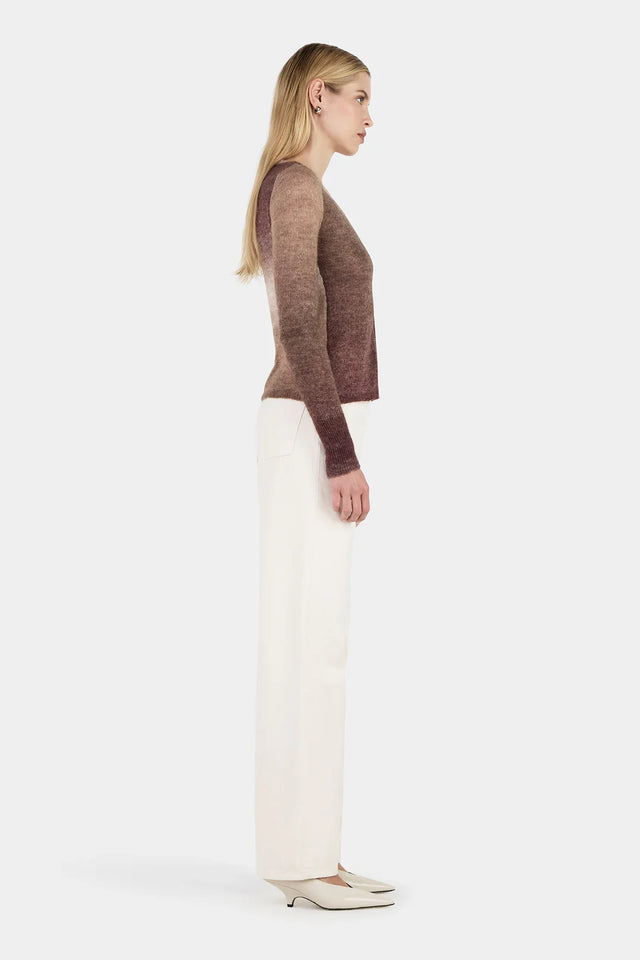 HANSEN & GRETEL - Sylvie Knit Top - Mocha Marle-Tops-Hansen and Gretel-XS-UPTOWN LOCAL