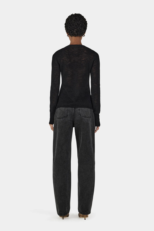 HANSEN & GRETEL - Sylvie Knit Top - Black-Tops-Hansen and Gretel-XS-UPTOWN LOCAL
