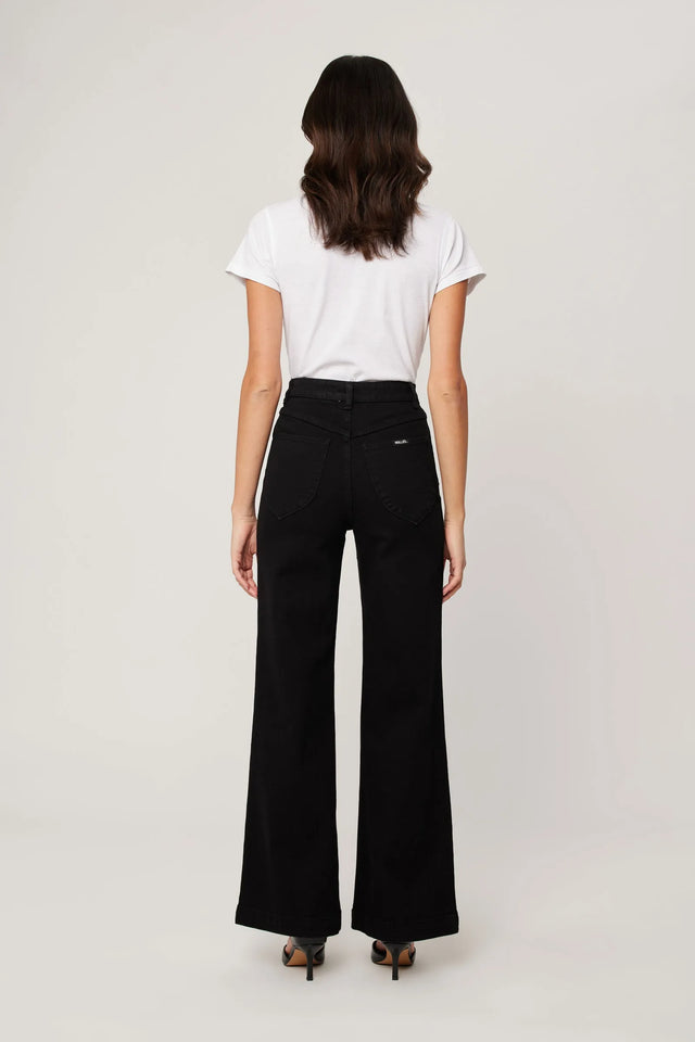 ROLLAS - Sailor Jean Long - Rinse Black-Denim-Rolla's-24-UPTOWN LOCAL