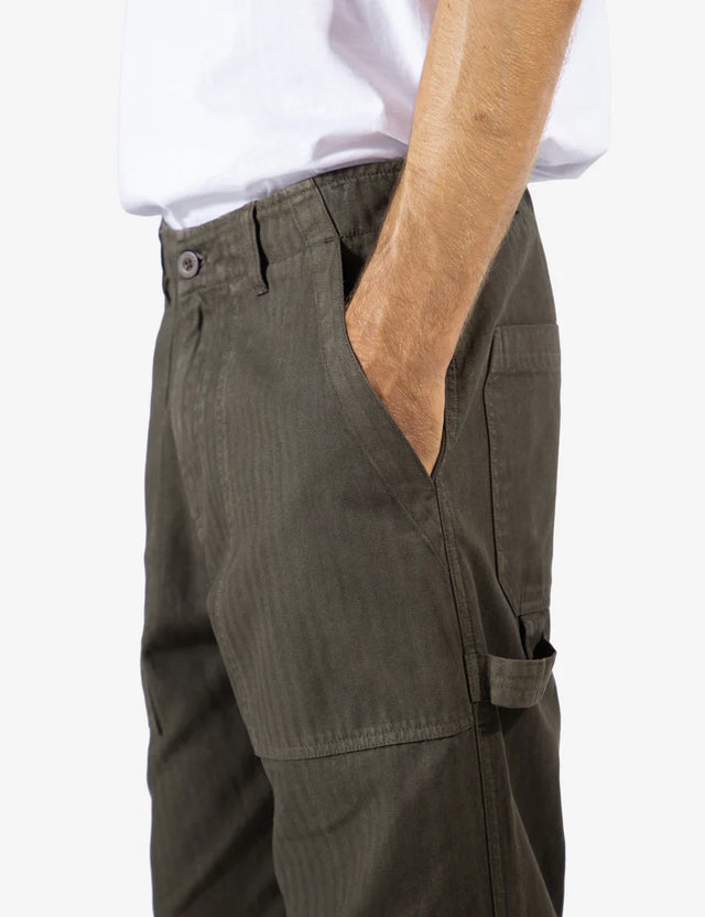 MR SIMPLE - Carpenter Pant - Dark Green-Pants-Mr. Simple-30-UPTOWN LOCAL