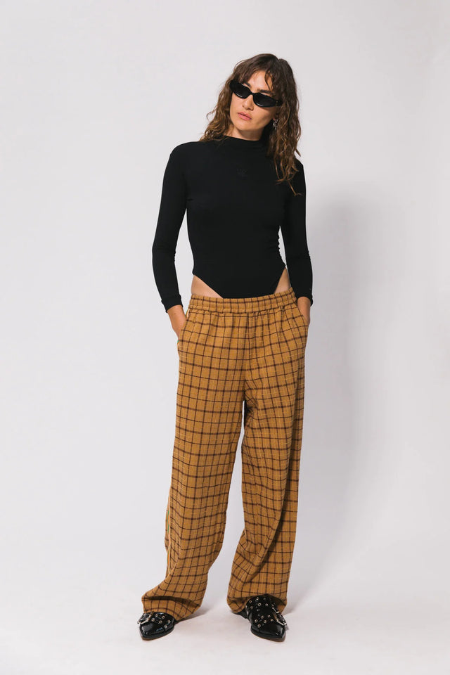 SOMETHING VERY SPECIAL - Check Baggy Track Pant-Pants-Something Very Special-S-UPTOWN LOCAL