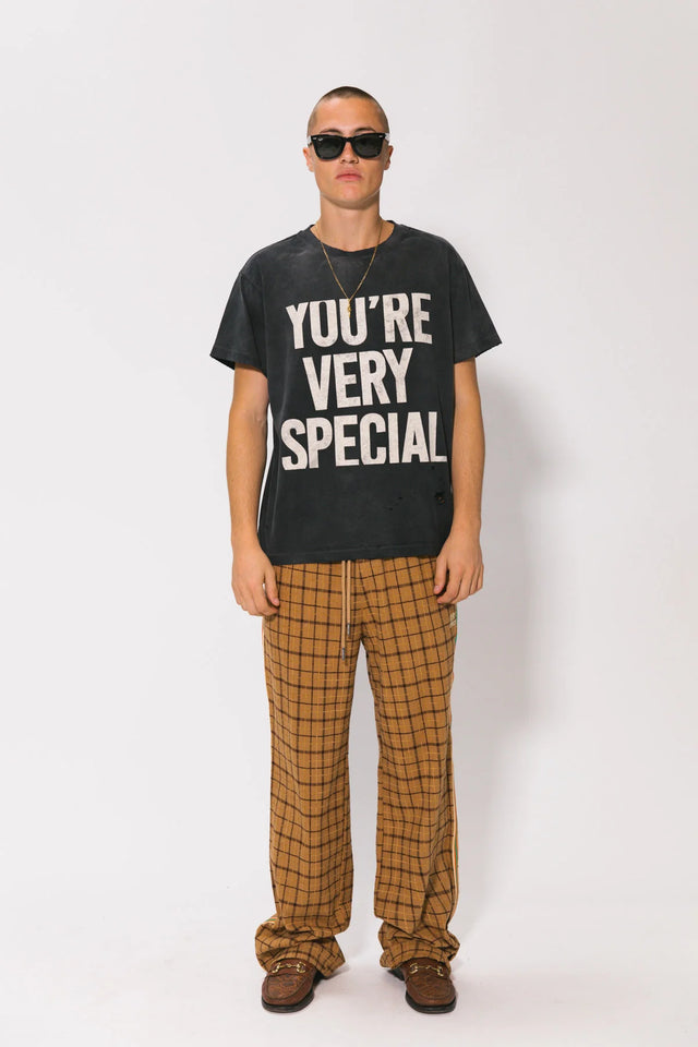 SOMETHING VERY SPECIAL - Check Baggy Track Pant-Pants-Something Very Special-S-UPTOWN LOCAL