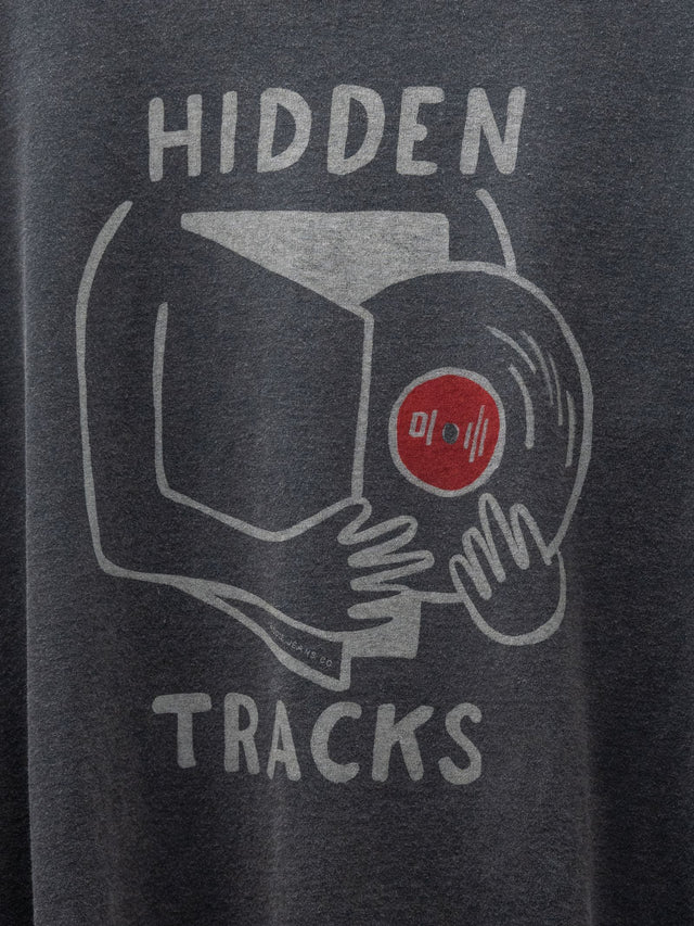 NUDIE JEANS - Roy Hidden Track T-Shirt - Antracite-T-Shirts-Nudie Jeans-S-UPTOWN LOCAL