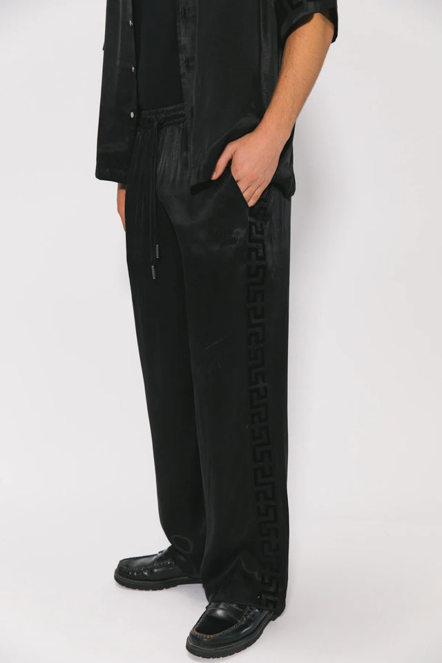 SOMETHING VERY SPECIAL - Geo Vacay Pant - Black Panel-Pants-Something Very Special-XS-UPTOWN LOCAL