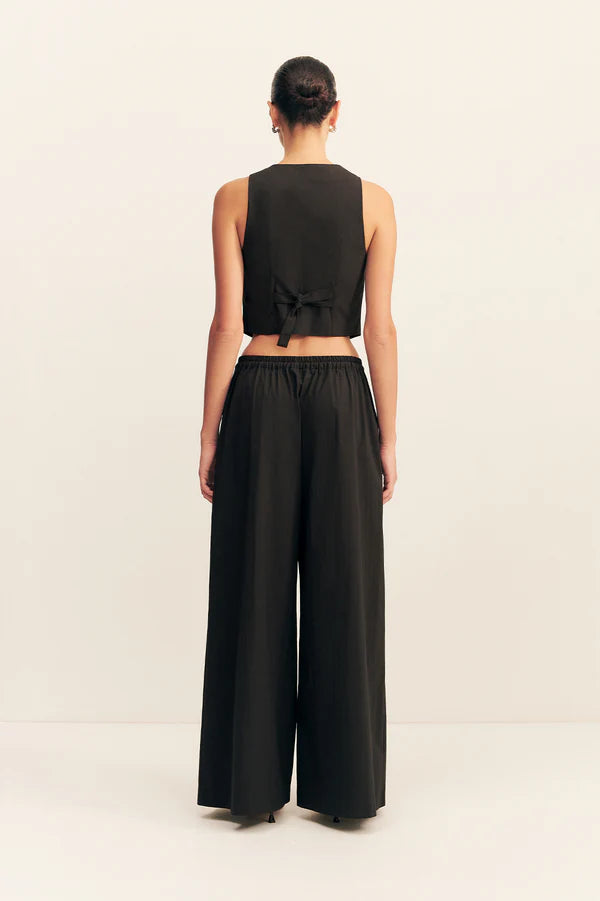 SHONA JOY - Campbell Wide Leg Pant - Black-Pants-Shona Joy-6-UPTOWN LOCAL