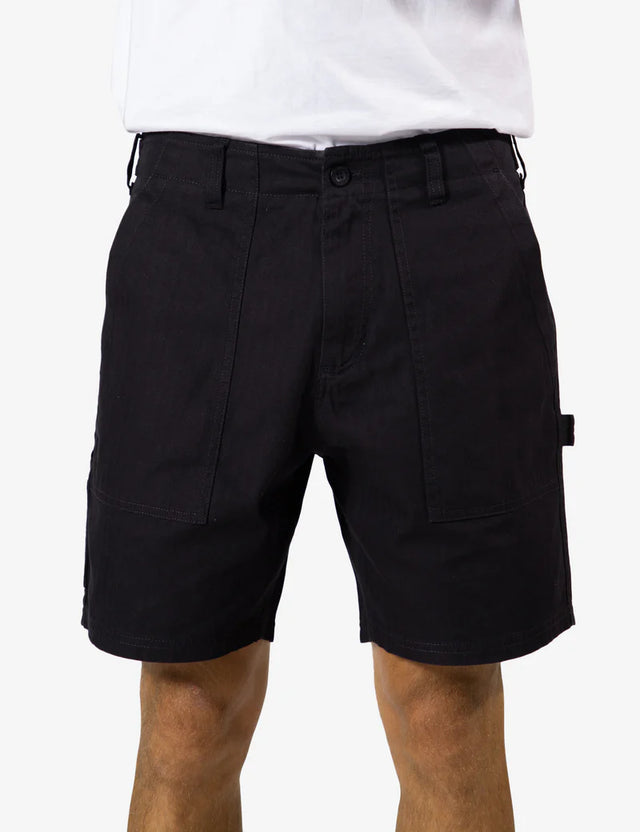 MR SIMPLE - Carpenter Walk Short - Vintage Black-Pants-Mr. Simple-30-UPTOWN LOCAL