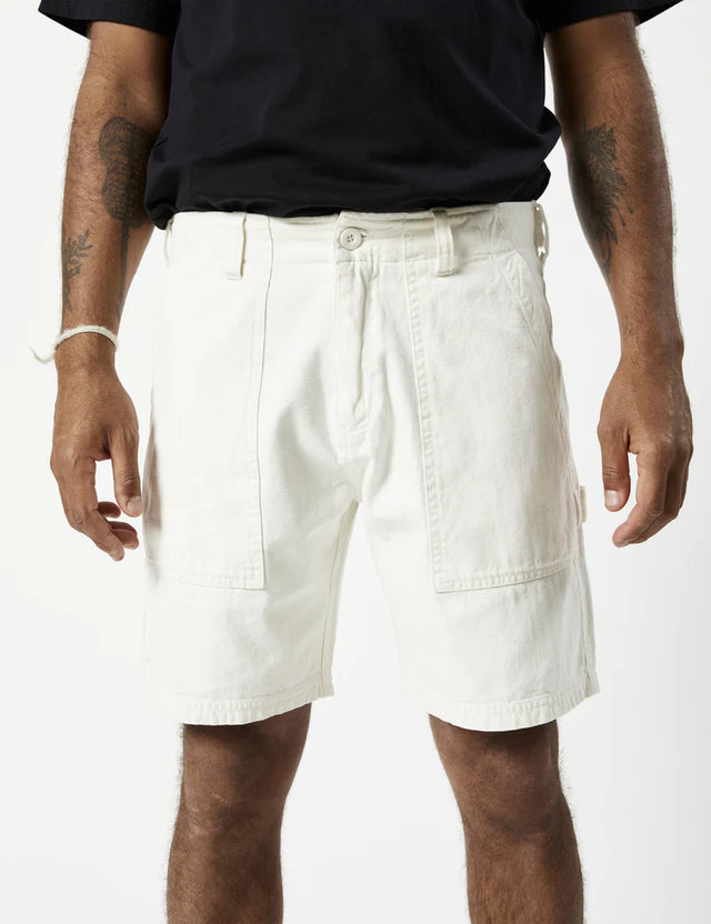 MR SIMPLE - Carpenter Walk Short - Off White-Pants-Mr. Simple-30-UPTOWN LOCAL