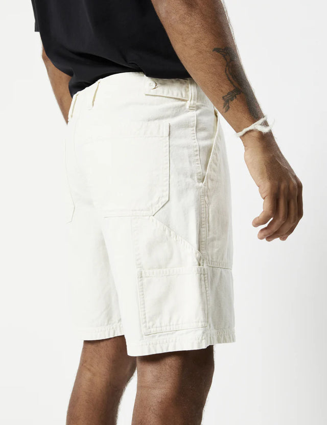 MR SIMPLE - Carpenter Walk Short - Off White-Pants-Mr. Simple-30-UPTOWN LOCAL