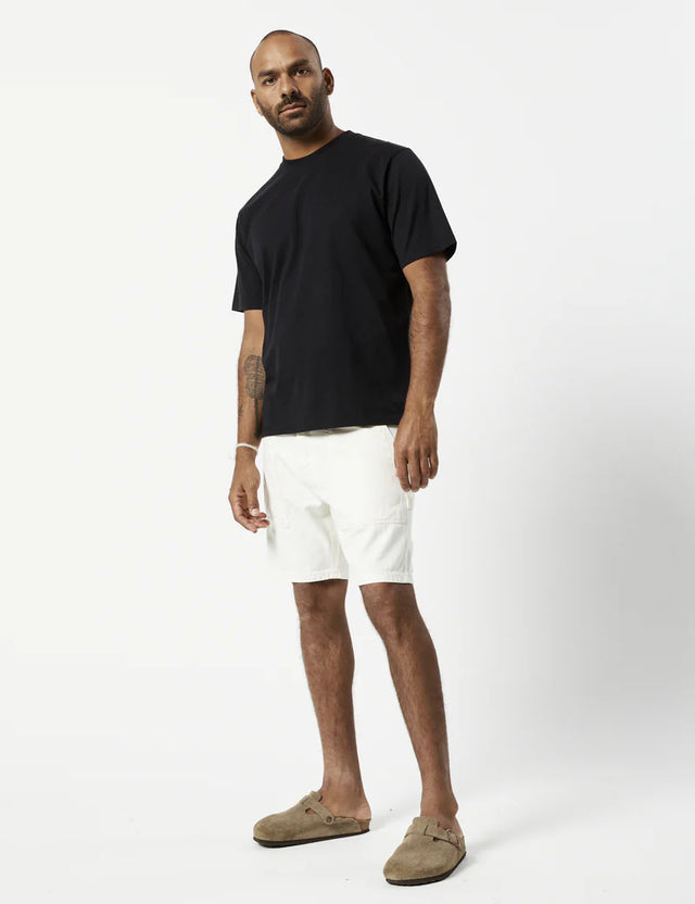 MR SIMPLE - Carpenter Walk Short - Off White-Pants-Mr. Simple-30-UPTOWN LOCAL
