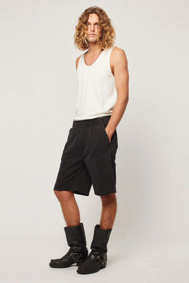 ROLLAS - Tradie Carpenter Short - Sulphur Black-Shorts-Rolla's-S-UPTOWN LOCAL