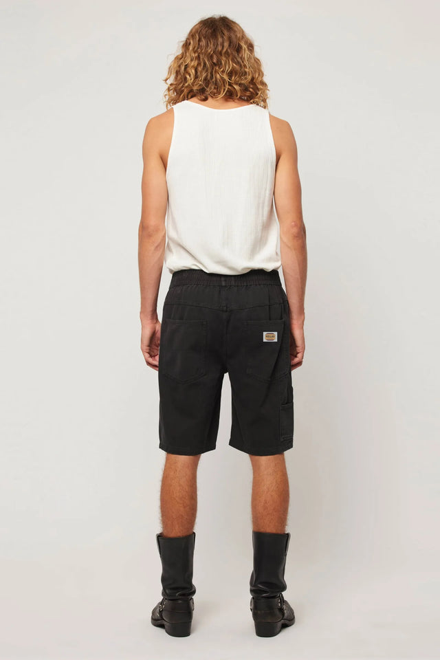 ROLLAS - Tradie Carpenter Short - Sulphur Black-Shorts-Rolla's-S-UPTOWN LOCAL