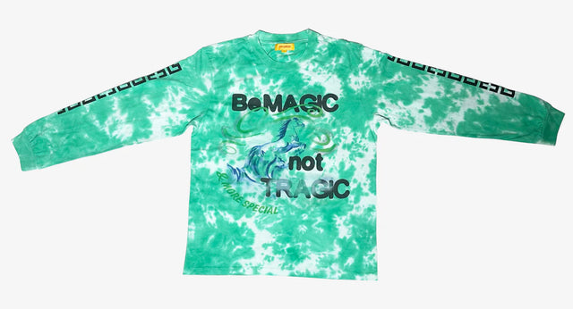 SOMETHING VERY SPECIAL - Be Magic LS Tee - Tie Dye-T-Shirts-Something Very Special-XS-UPTOWN LOCAL