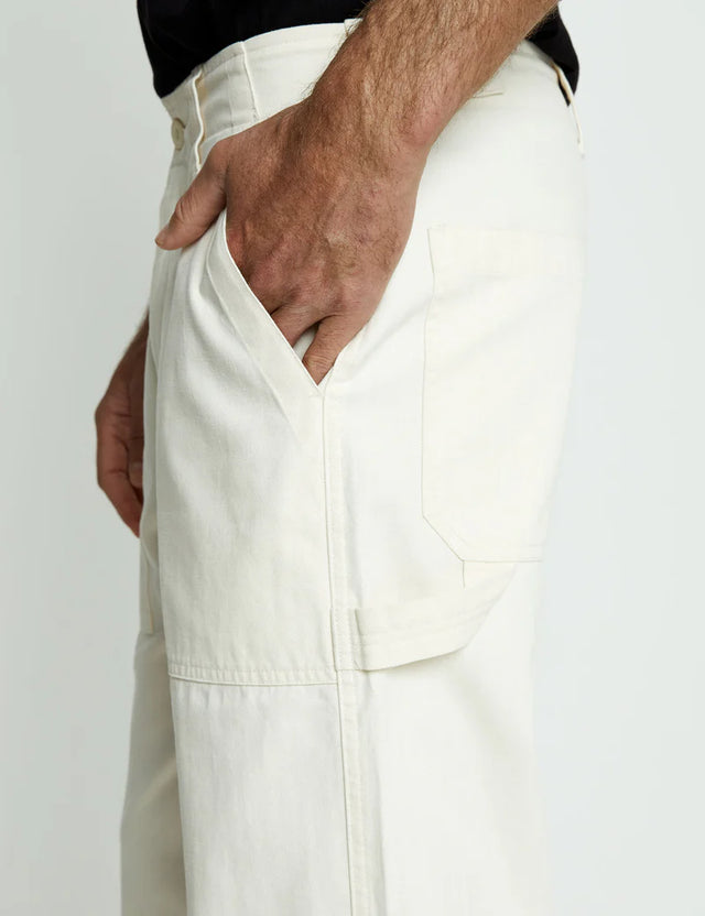 MR SIMPLE - Carpenter Pant - Off White-Pants-Mr. Simple-30-UPTOWN LOCAL