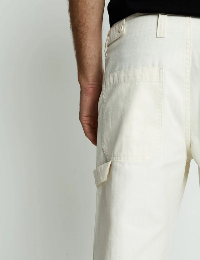 MR SIMPLE - Carpenter Pant - Off White-Pants-Mr. Simple-30-UPTOWN LOCAL