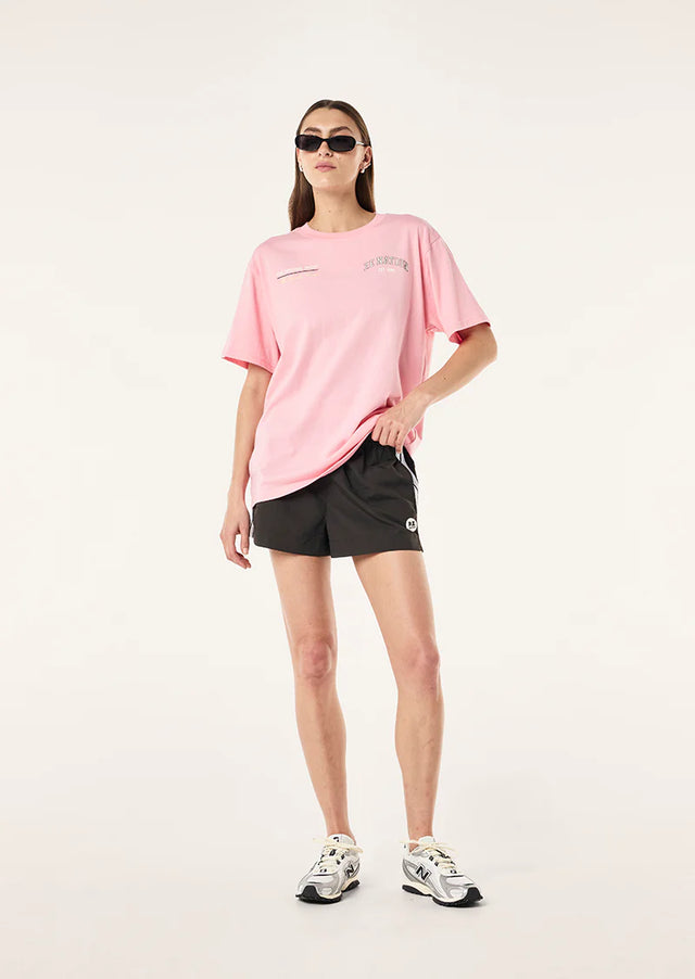 PE NATION -Base Tee - Candy Pink-T-Shirts-PE Nation-XS-UPTOWN LOCAL