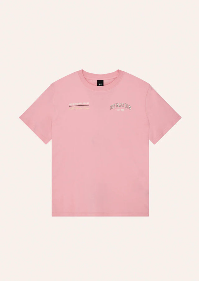 PE NATION -Base Tee - Candy Pink-T-Shirts-PE Nation-XS-UPTOWN LOCAL