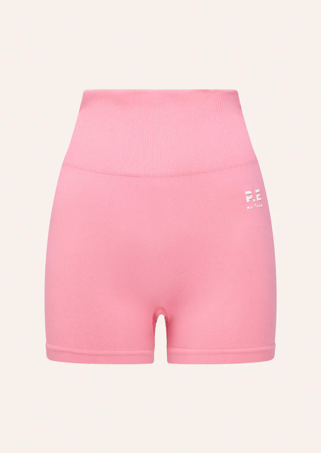 PE NATION - Restore Seamless 2.5” Bike Short - Pink Lemonade-Leggings-PE Nation-S-UPTOWN LOCAL
