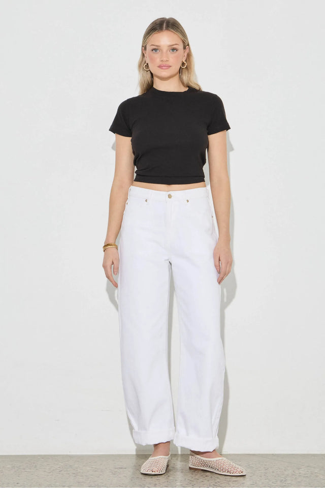 ROLLAS - Arc Barrel - White Gold-Denim-Rolla's-24-UPTOWN LOCAL