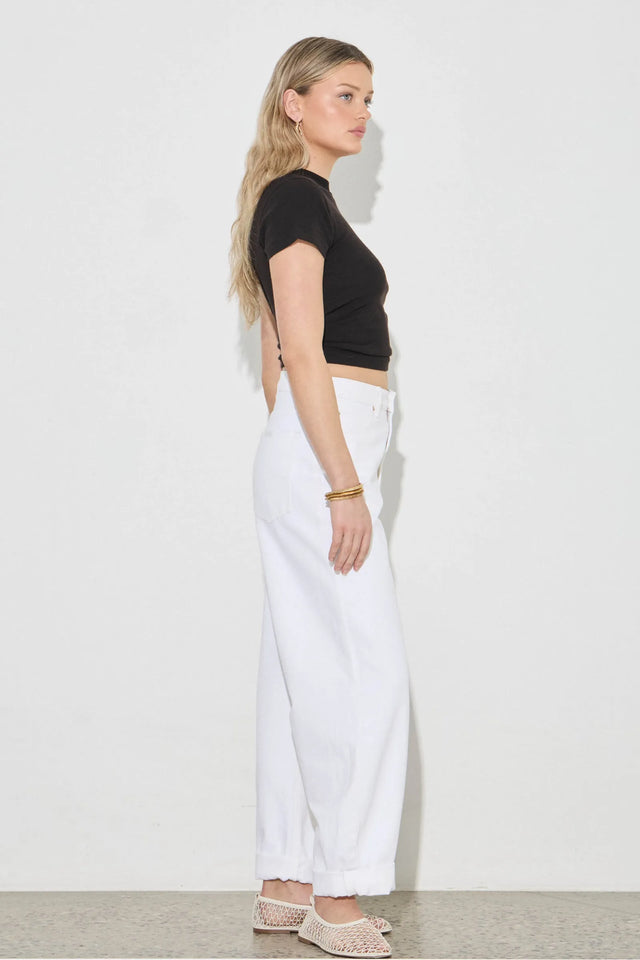 ROLLAS - Arc Barrel - White Gold-Denim-Rolla's-24-UPTOWN LOCAL