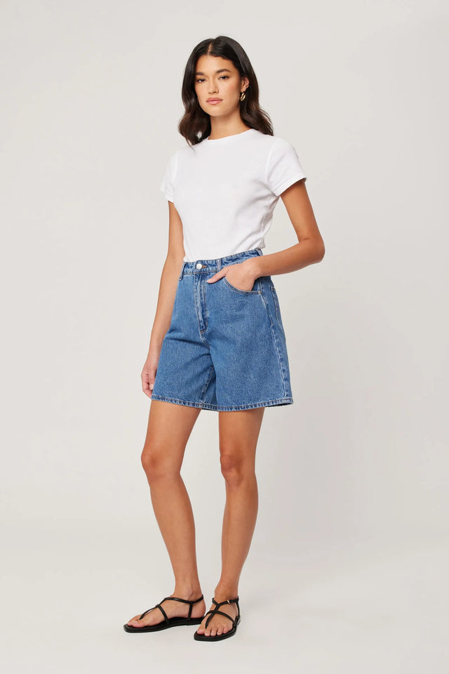ROLLAS - Super Mirage - Evie Dark Blue-Shorts-Rolla's-24-UPTOWN LOCAL