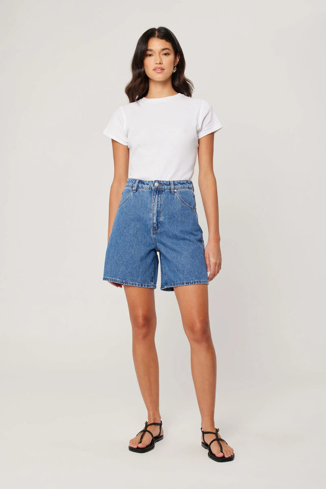 ROLLAS - Super Mirage - Evie Dark Blue-Shorts-Rolla's-24-UPTOWN LOCAL