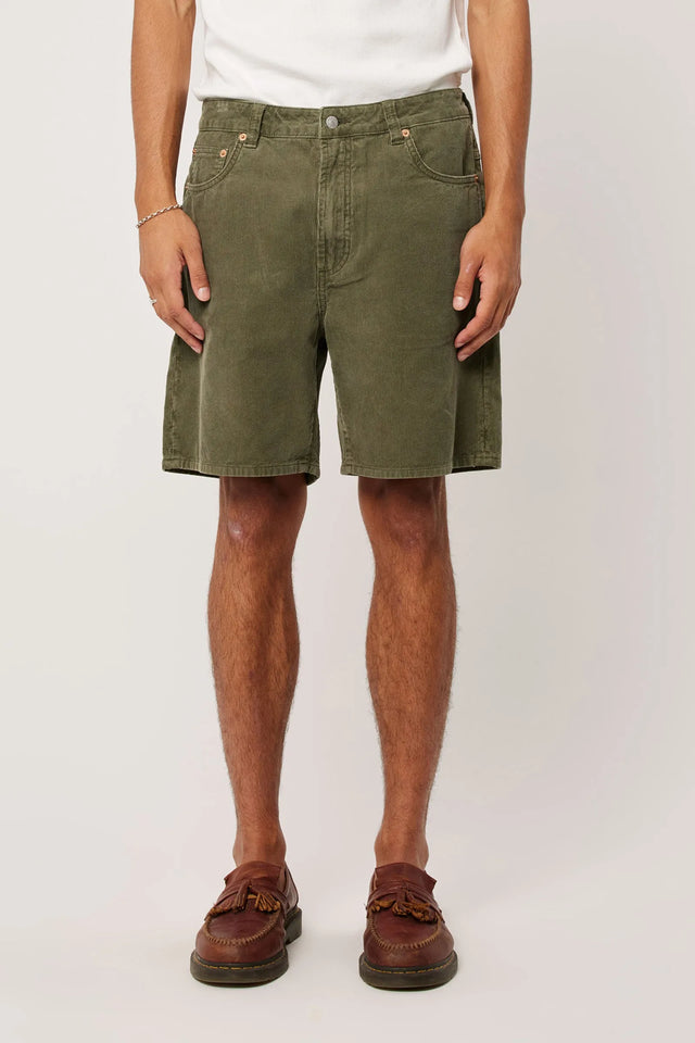 ROLLAS - Ezy Cord Short - Olive-Shorts-Rolla's-30-UPTOWN LOCAL