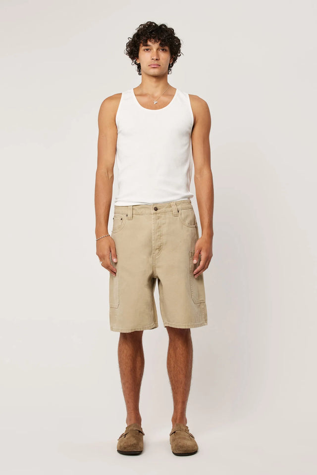 ROLLAS - Ezy Electric Canvas Short - Sand-Shorts-Rolla's-30-UPTOWN LOCAL